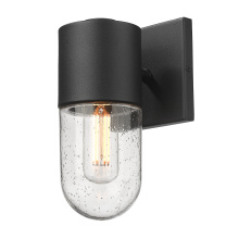 Golden 6080-OWS NB-SD - Wry Lighting Ezra 1-light Outdoor Wall in Natural Black